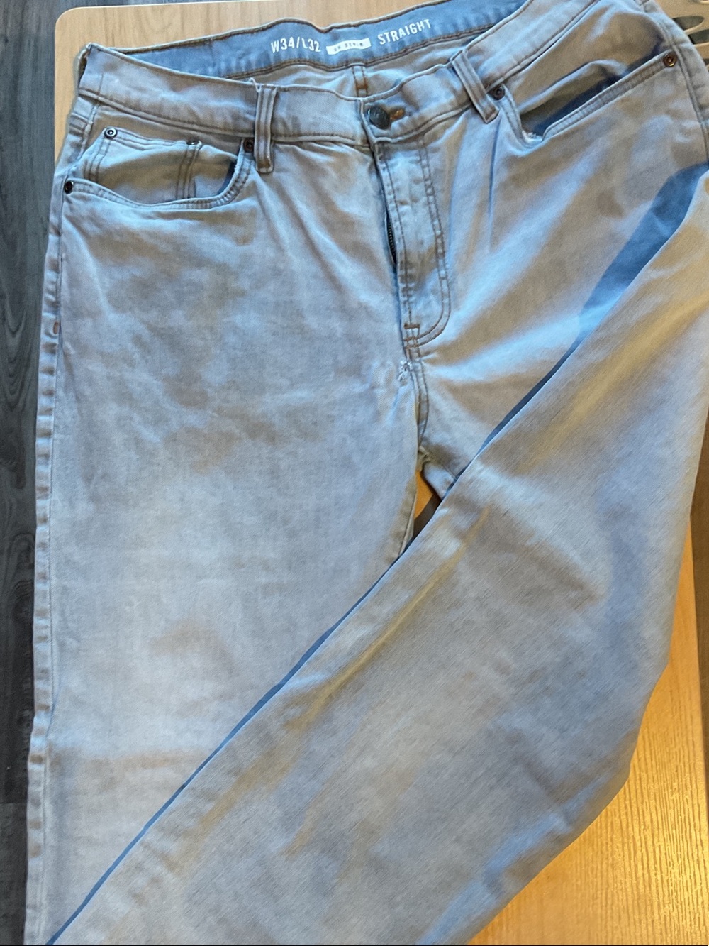 Straight Fit Men’s Jeans in Light Blue